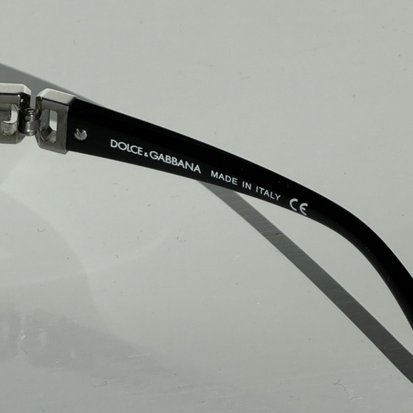 Vintage Dolce & Gabbana Women\'s Sunglass Frames Only & Case DG 6003-B Black Rare main image 14